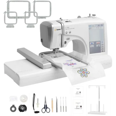 Sihao Embroidery Machine Home Commercial Automatic Computerized LOGO Letters MRSV700 Electric Sewing With Touch Screen